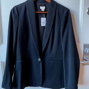 J Crew Black Stretchy Blazer